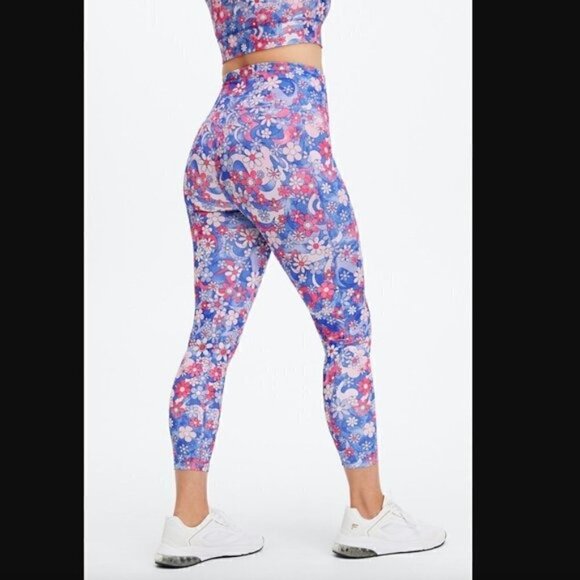 Fabletics PureLuxe Harlyn Sports Bra & Leggings Set S High-Waist Activewear - Picture 13 of 13